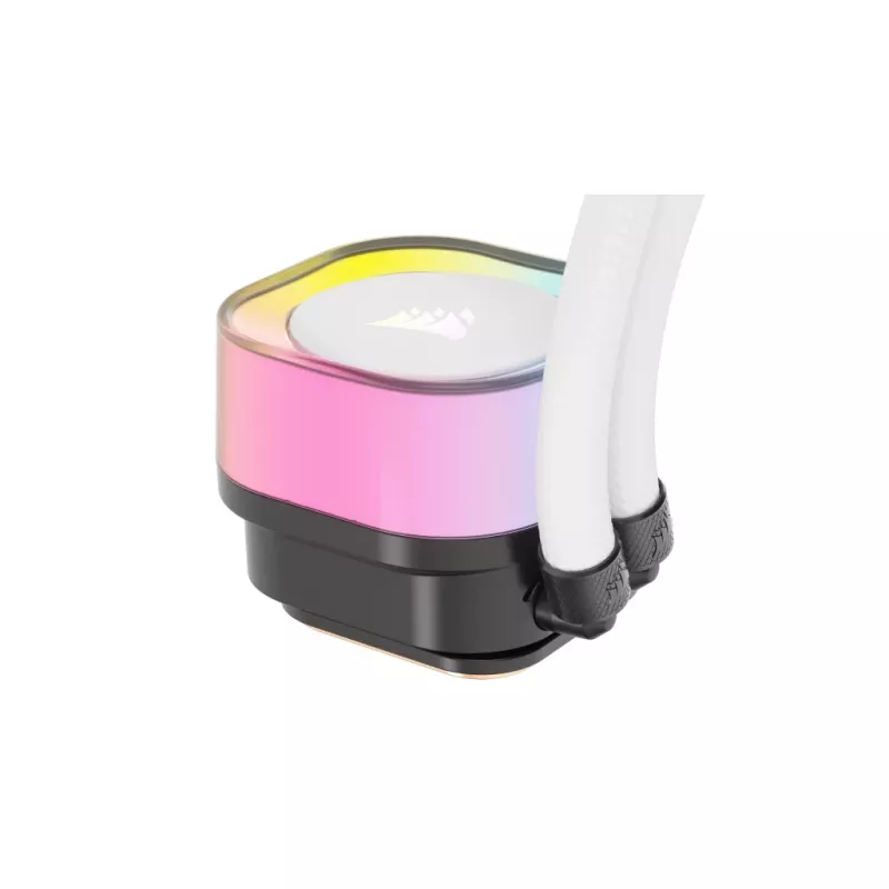 Cooler de CPU CORSAIR – iCUE Link H100i RGB cooler líquido AiO – branco
