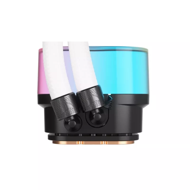 Cooler de CPU CORSAIR – iCUE Link H100i RGB cooler líquido AiO – branco
