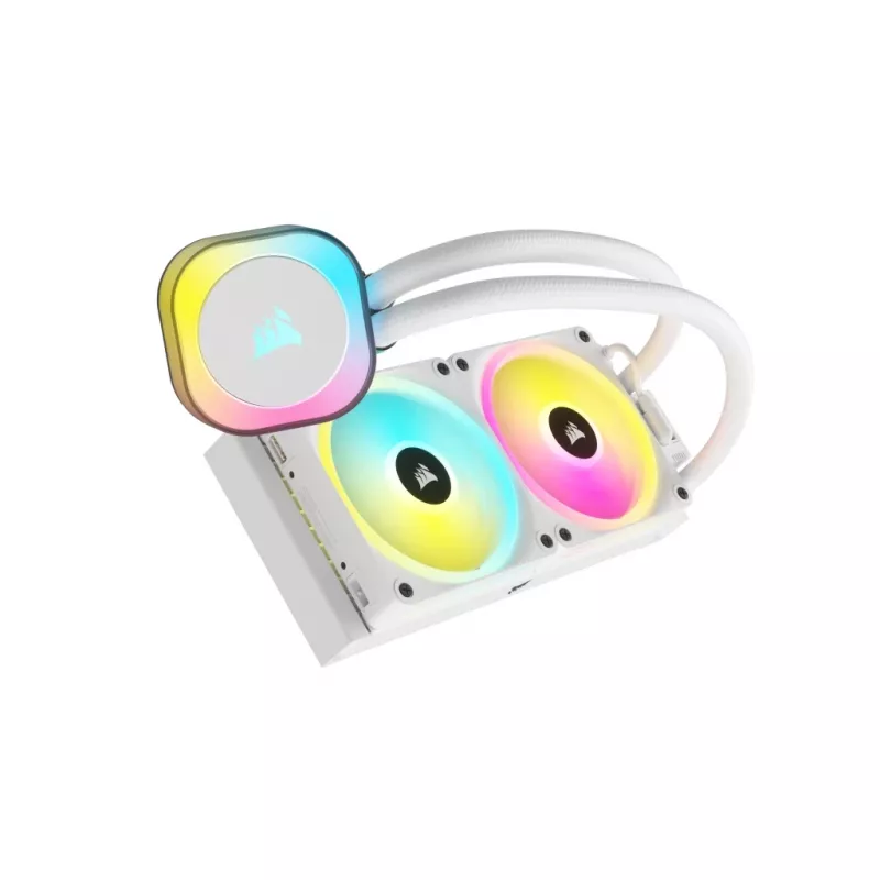 Cooler de CPU CORSAIR – iCUE Link H100i RGB cooler líquido AiO – branco