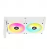 Cooler de CPU CORSAIR – iCUE Link H100i RGB cooler líquido AiO – branco