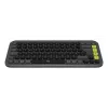 Teclado sem fios LOGITECH - Pop Icon Keys - grafite e verde Qwertz alemão