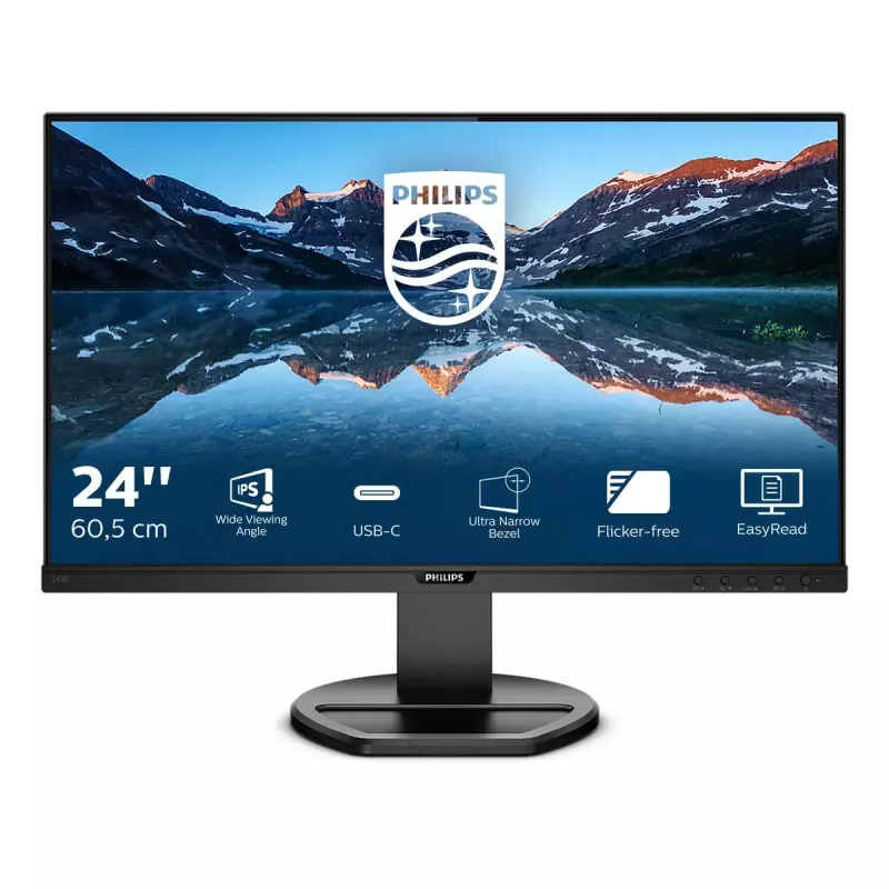 Monitor de computador Philips B Line 243B9/00 60,5 cm (23,8 polegadas) 1920 x 1080 píxeis Full HD LED preto