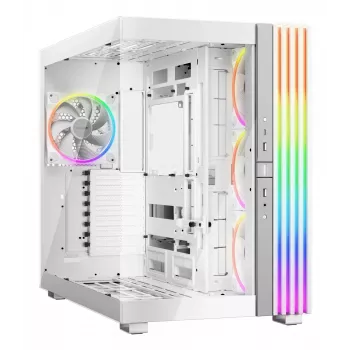 Caixa de PC bequiet! LIGHT BASE 900 FX Full Tower branca — Full Tower, XL-ATX, ventoinhas RGB, GPU 49,5 cm, arrefecedor de CPU 190 mm