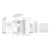 Caixa de PC be quiet! Light Base 900 FX, Full Tower, E-ATX / XL-ATX, vidro temperado, 4 ventoinhas de 140 mm, cooler de CPU de 190 mm, branca