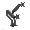 Suporte de monitor Neomounts DS70S-950BL2 17-35 polegadas - mola a gás - Topfix - bloqueio de 180°
