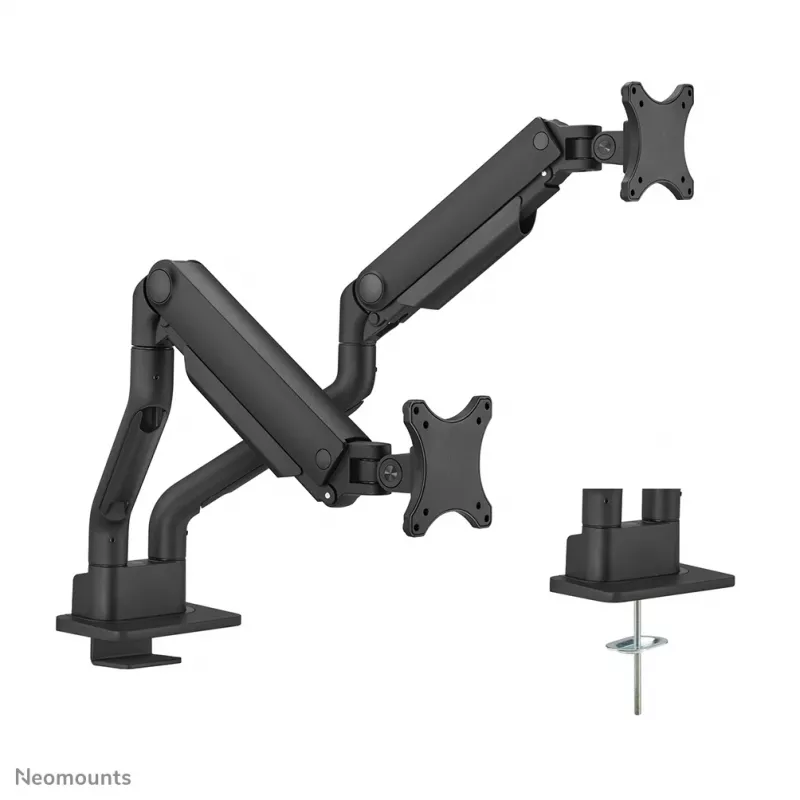 Suporte de monitor Neomounts DS70S-950BL2 17-35 polegadas - mola a gás - Topfix - bloqueio de 180°