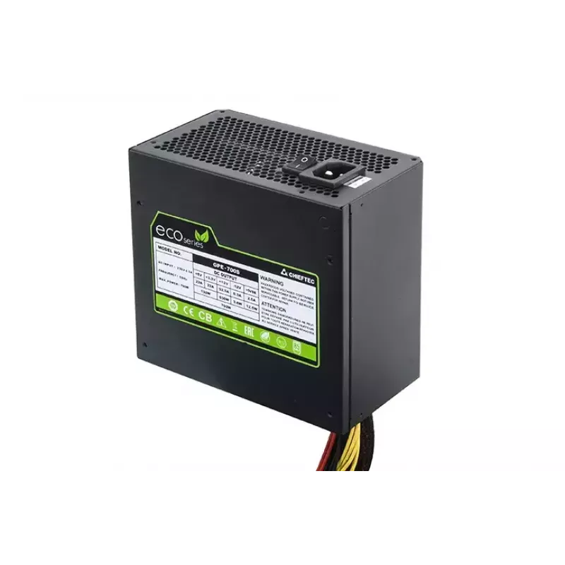 Fonte de alimentação Chieftec GPE-500S 500 W 24-pol ATX PS/2 preta