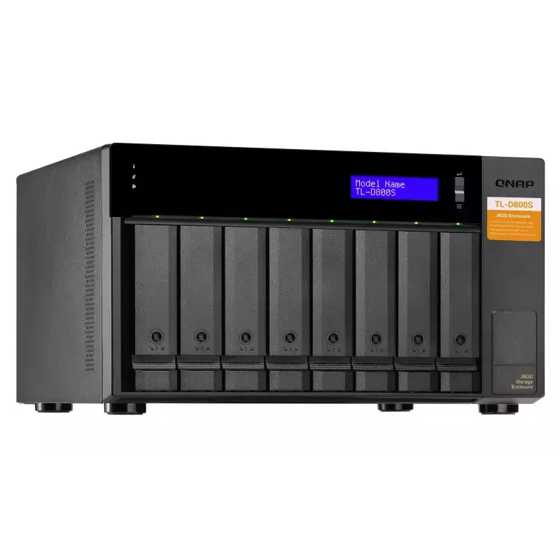 QNAP TL-D800S - Conjunto de discos - 8 baías (SATA-600) - SATA 6Gb/s (externo) (TL-D800S)