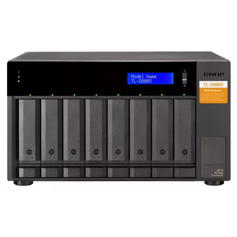 QNAP TL-D800S - Conjunto de discos - 8 baías (SATA-600) - SATA 6Gb/s (externo) (TL-D800S)