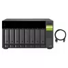 QNAP TL-D800C - Conjunto de discos - JBOD - 8 baías (SATA-600) - USB 3.2 Gen 2 (externo)