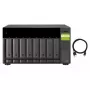 QNAP TL-D800C - Conjunto de discos - JBOD - 8 baías (SATA-600) - USB 3.2 Gen 2 (externo)