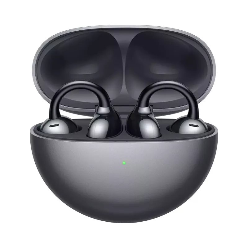 Headset HUAWEI FreeClip TWS com arco auricular, auscultadores in-ear, 20–20000 Hz, 5,6 g, USB-C, preto