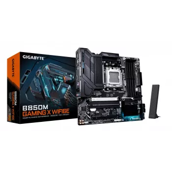 Placa-mãe GIGABYTE B850M GAMING X WIFI6E - CPUs AMD Ryzen 9000 Series, VRM digital 10+2+2 fases, até 8200MHz DDR5 (OC), 1xPCIe 5.0 + 1xPCIe 4.0 M.2, 2.5LAN, WIFI 6E, USB 3.2 Gen 2