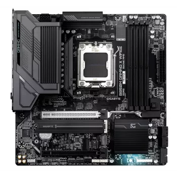 Placa-mãe GIGABYTE B850M GAMING X WIFI6E - CPUs AMD Ryzen 9000 Series, VRM digital 10+2+2 fases, até 8200MHz DDR5 (OC), 1xPCIe 5.0 + 1xPCIe 4.0 M.2, 2.5LAN, WIFI 6E, USB 3.2 Gen 2