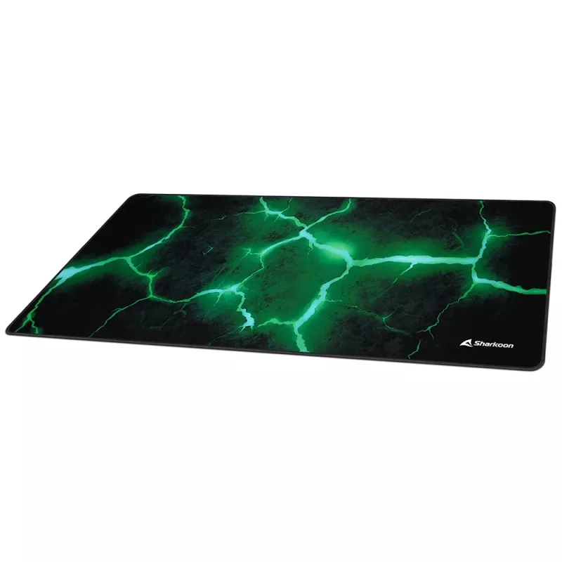 Tapete de rato gaming SHARKOON Sgp30 - preto/verde