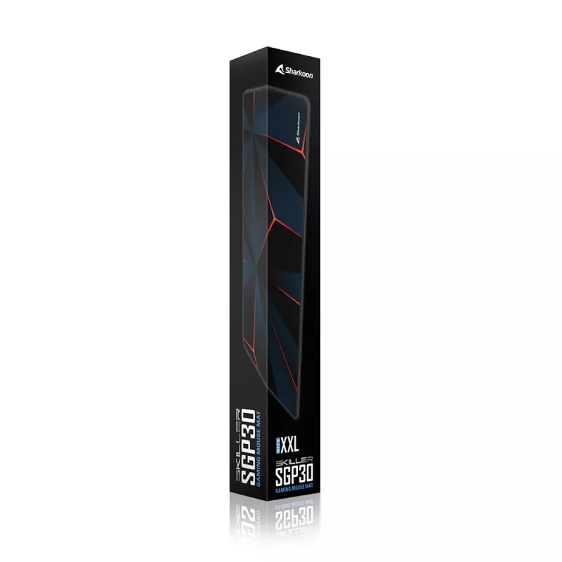 Tapete de rato gaming SHARKOON - Sgp30 - preto/azul/laranja