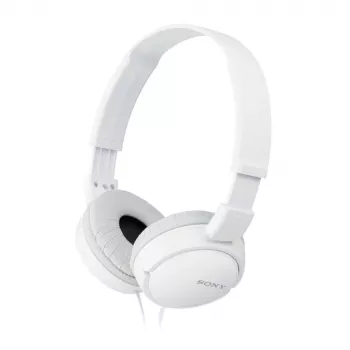 Sony MDR-ZX110, com fios, 12 - 22000 Hz, música, 120 g, auscultadores, branco