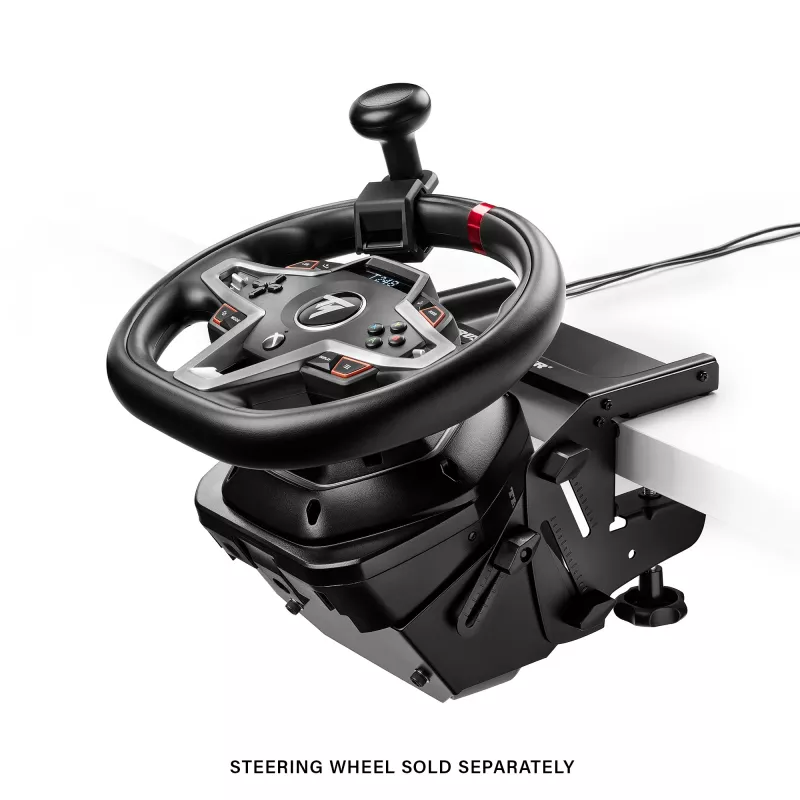 Thrustmaster SimTask Steering Kit, suporte para volante de corrida e botão de direção rotativo para simulações de veículos pesados, compatível com volantes T128 e T248