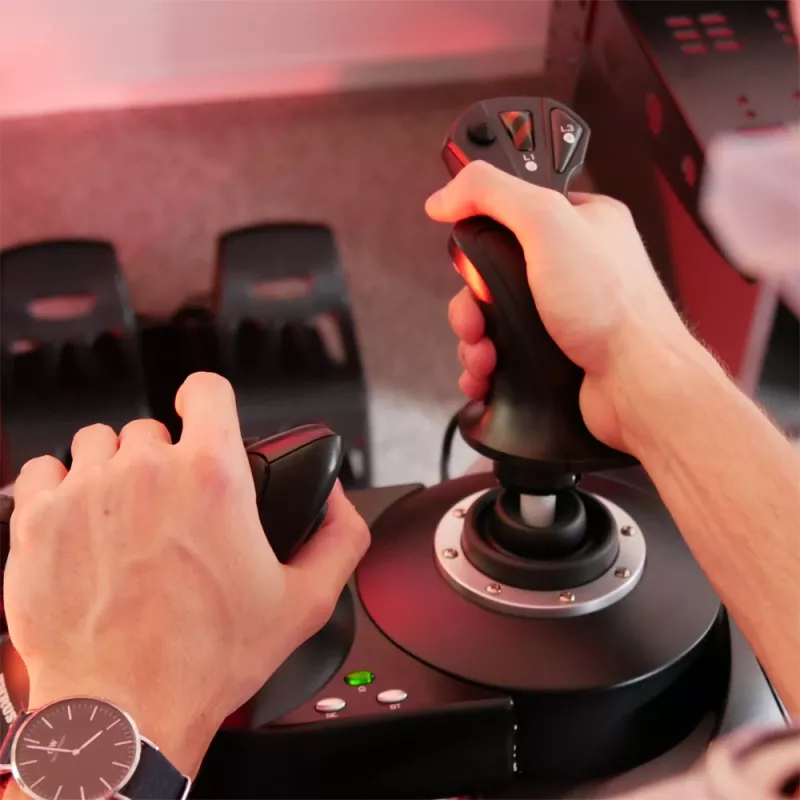 Thrustmaster T.Flight Hotas X Preto USB Flight Sim PC