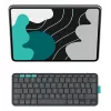 LOGITECH Flip Folio Grafite – iPad Pro 13 polegadas (M4) iPad Air 13 polegadas (M2 & M3) – Qwertz Alemão