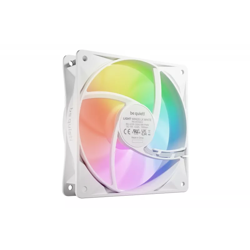 Ventoinha para caixa be quiet! Light Wings LX 120 mm PWM Reverse White 12 cm 1 unid.
