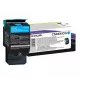 Toner Lexmark C544X1CG do programa de devolução, rendimento extra elevado, 4000 páginas, azul-ciano