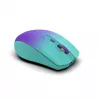 Rato sem fios INCA Iwm-511rm – RF Wireless + Bluetooth + USB Type-C – 1600 dpi – 6 botões – Verde Violeta