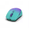 Rato sem fios INCA Iwm-511rm – RF Wireless + Bluetooth + USB Type-C – 1600 dpi – 6 botões – Verde Violeta