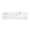 Contour Design Active Key Contour ClassicClean Teclado médico com cobertura removível, formato completo, com fios, Branco, DE C8100