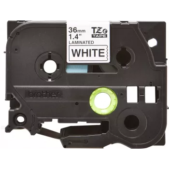 Fita de etiquetagem Brother TZE-261 Preto sobre Branco TZ