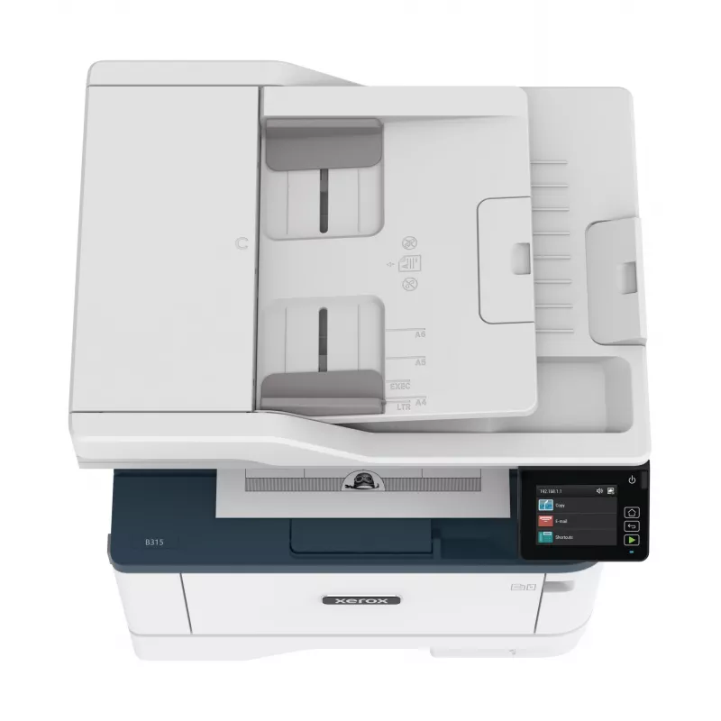Xerox B315 A4 40ppm Wireless Duplex Copiar/Imprimir/Digitalizar/Fax PS3 PCL5e/6 2 gavetas de papel 350 folhas
