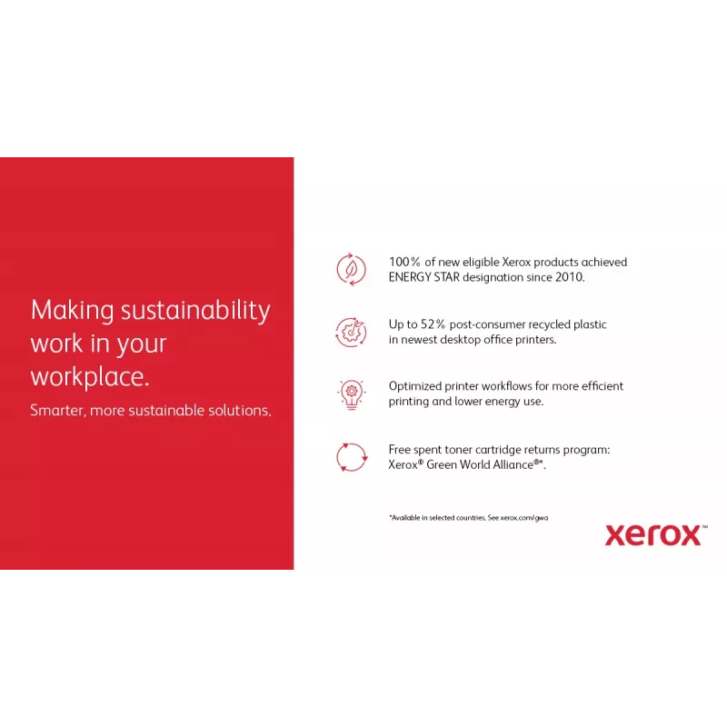 Xerox B315 A4 40ppm Wireless Duplex Copiar/Imprimir/Digitalizar/Fax PS3 PCL5e/6 2 gavetas de papel 350 folhas