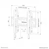 Neomounts WL30S-850BL12 suporte de parede para TV 24-65 polegadas - fixo - bloqueável - montagem rápida