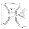 Neomounts WL40-540BL14 suporte de parede para TV 32-55 polegadas - totalmente móvel - montagem simples
