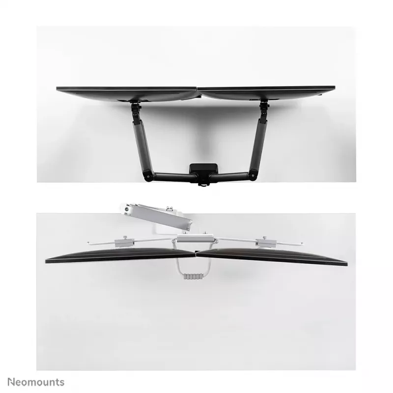 Neomounts DS75-450WH2 braço para monitor 17-32 polegadas - mola a gás - Topfix - bloqueio a 180°