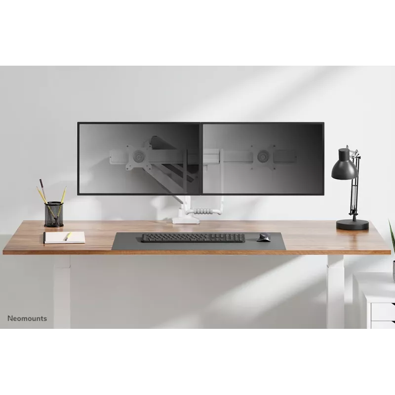 Neomounts DS75-450WH2 braço para monitor 17-32 polegadas - mola a gás - Topfix - bloqueio a 180°