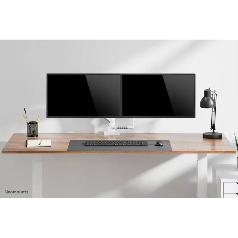 Neomounts DS75-450WH2 braço para monitor 17-32 polegadas - mola a gás - Topfix - bloqueio a 180°