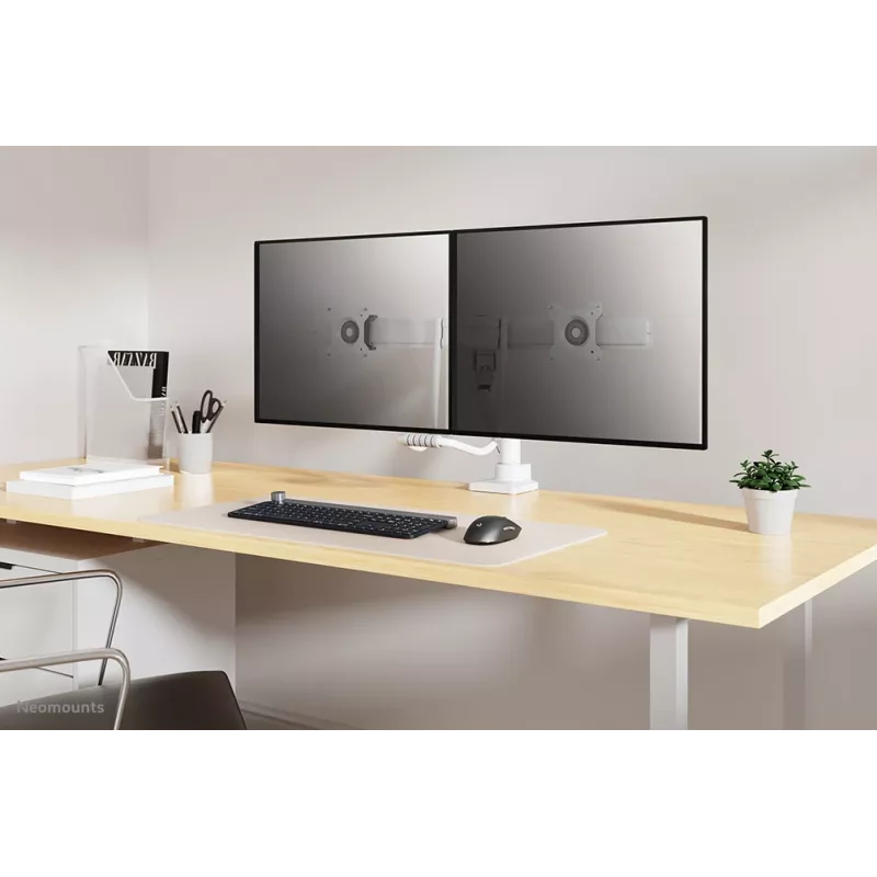Neomounts DS75-450WH2 braço para monitor 17-32 polegadas - mola a gás - Topfix - bloqueio a 180°