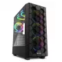 Caixa de PC Sharkoon RGB HEX Desktop Preta