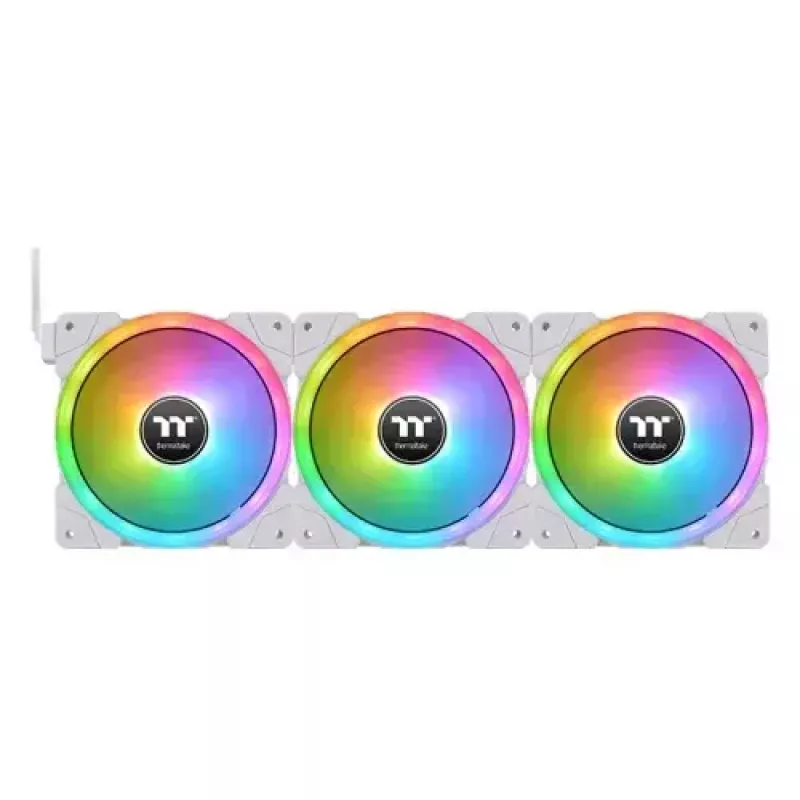 Ventoinha Thermaltake SWAFAN EX12 12 cm branca 3 unid. 500-2000 rpm