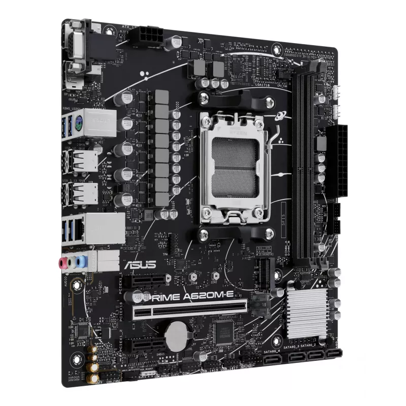 Placa-mãe ASUS PRIME A620M-E-CSM AMD A620 socket AM5 micro ATX