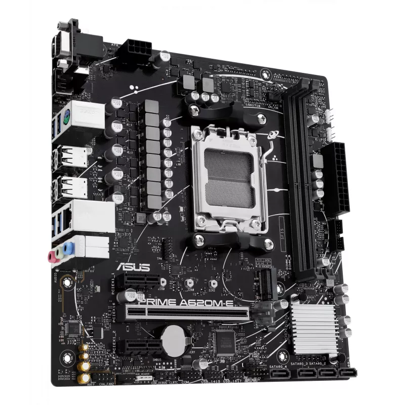 Placa-mãe ASUS PRIME A620M-E-CSM AMD A620 socket AM5 micro ATX