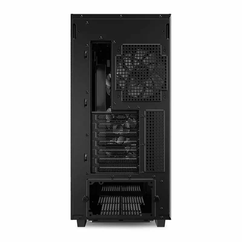 Caixa de PC Sharkoon REBEL C70G RGB Full Tower preta, madeira