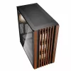 Caixa de PC Sharkoon REBEL C70G RGB Full Tower preta, madeira