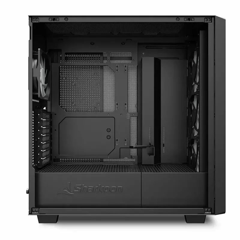 Caixa de PC Sharkoon REBEL C70G RGB Full Tower preta, madeira