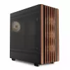 Caixa de PC Sharkoon REBEL C70M RGB Full Tower preta, madeira