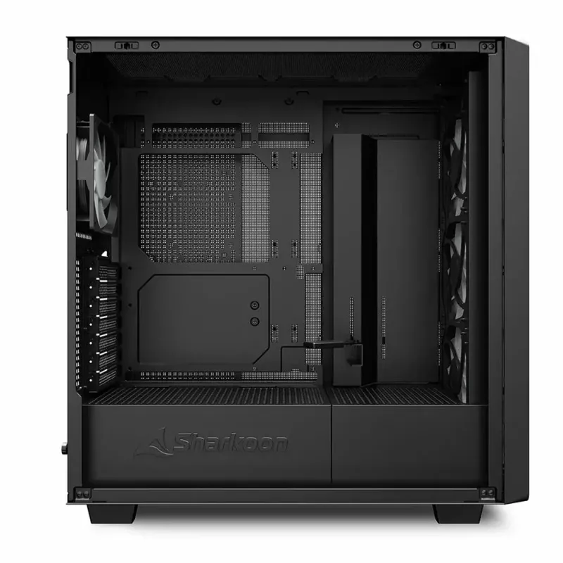 Caixa de PC Sharkoon REBEL C70M RGB Full Tower preta, madeira