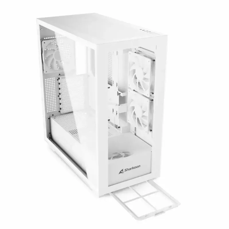 Caixa de PC Sharkoon Rebel C60 Midi-Tower branca