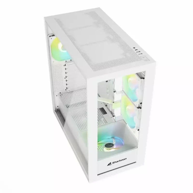 Caixa de PC Sharkoon Rebel C60 Midi-Tower branca