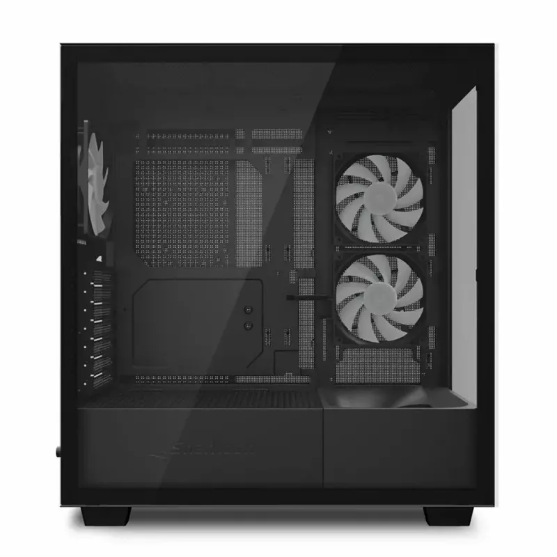 Caixa de PC Sharkoon Rebel C60 Midi-Tower preta
